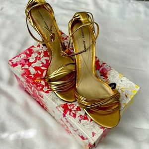Chinese Laundry Gold Heels